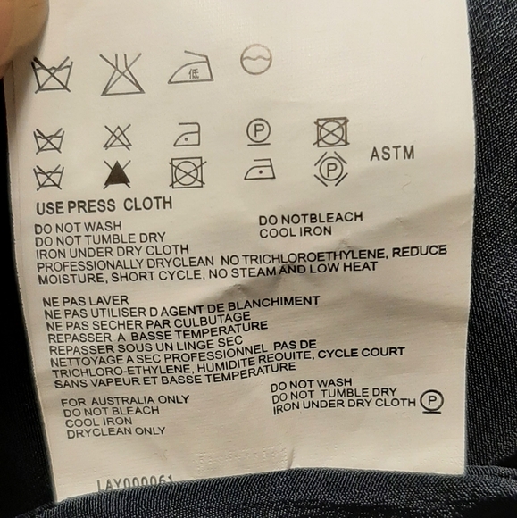 Women's 4 100% Wool Blazer Jacket Toggle Snap Front Closure Pockets Lined - Picture 10 of 10